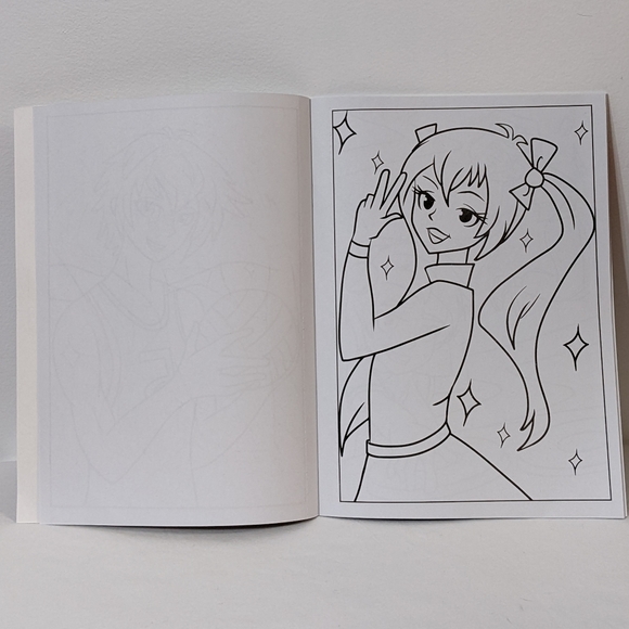 NEW Anime Coloring Book - Picture 2 of 8